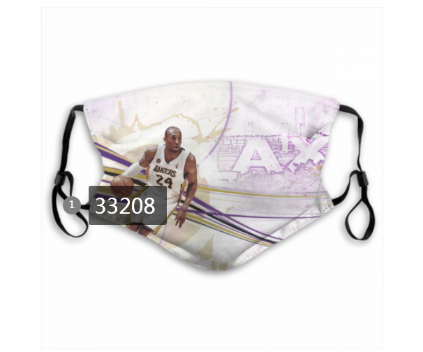 2021 NBA Los Angeles Lakers #24 kobe bryant 33208 Dust mask with filter